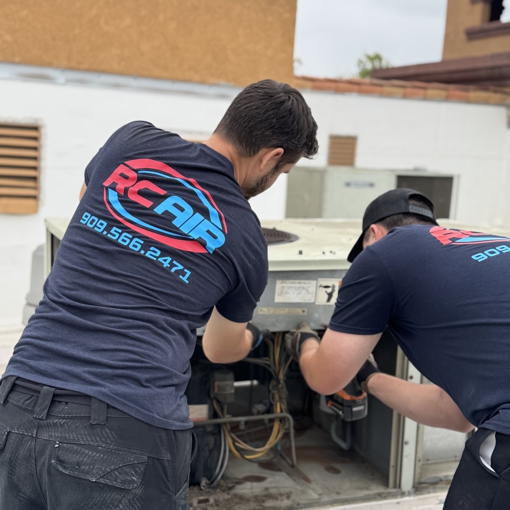 in progress furnace installation