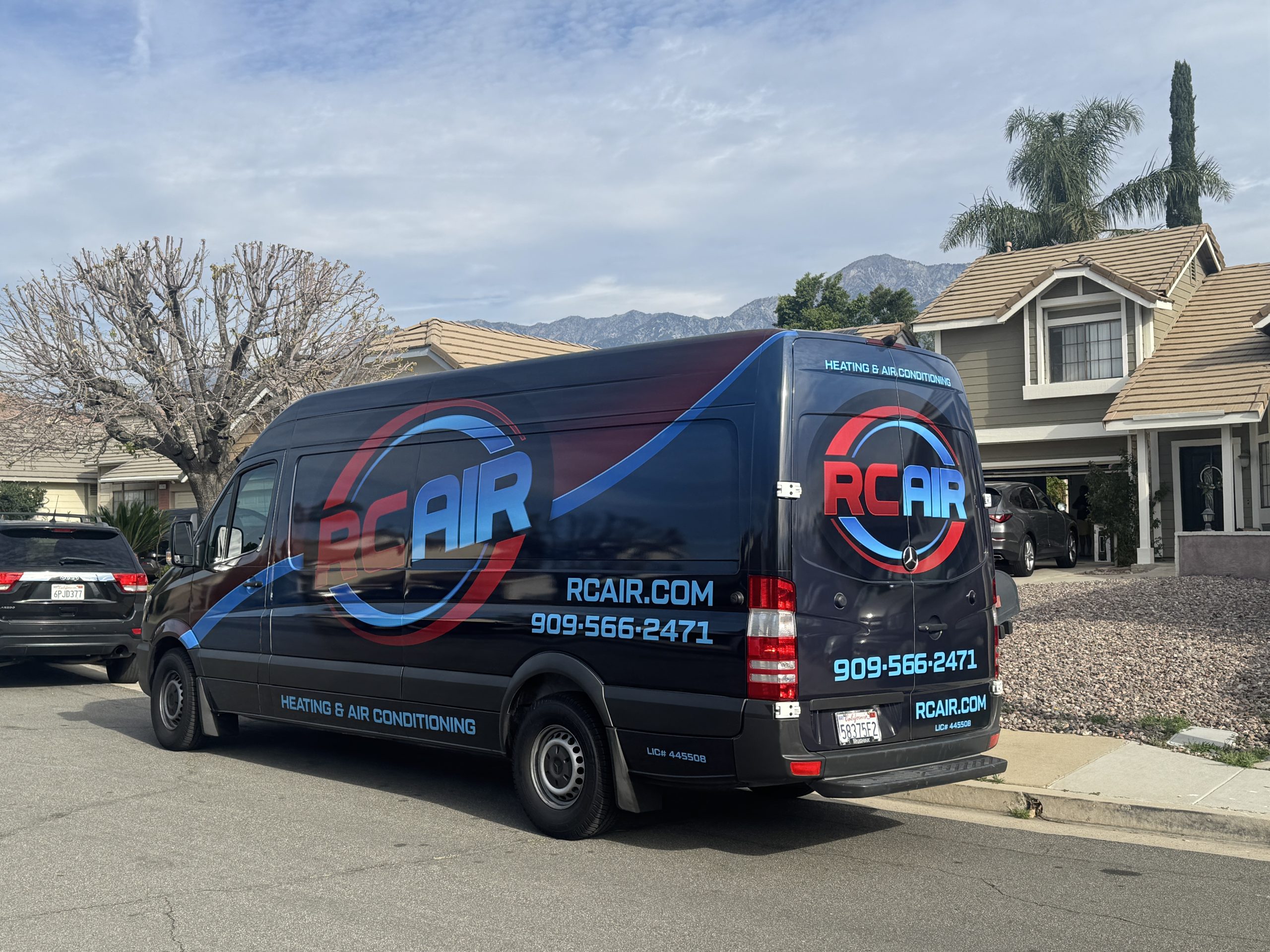 HVAC repair and service process